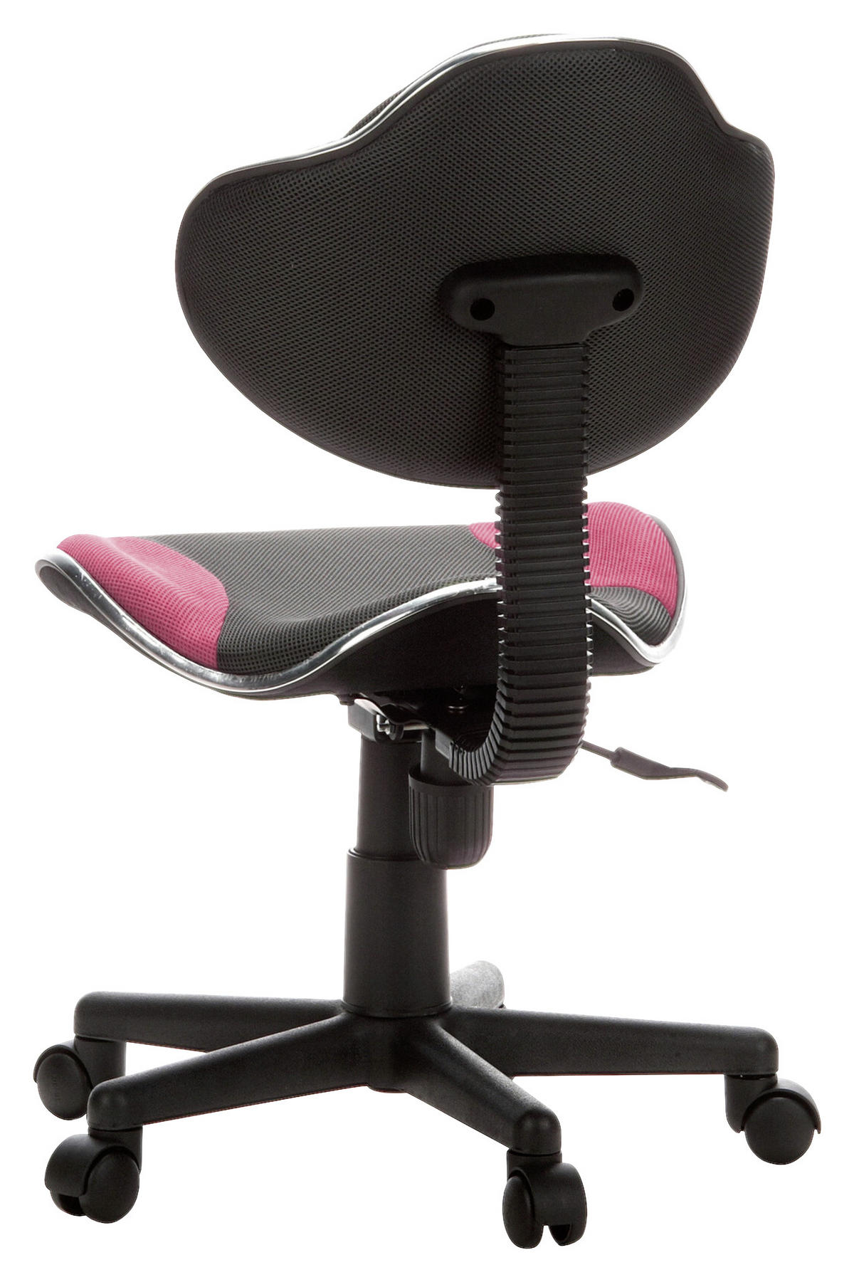 MLADINSKI VRTLJIVI STOL umetna masa siva, pink  - pink/siva, Basics, umetna masa (45/86-101/42cm) - MID.YOU