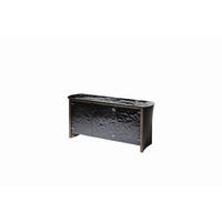KOMODA   180/75/50 cm   tamno siva  - tamno siva, Moderno, staklo/drvo (180/75/50cm) - Belluti
