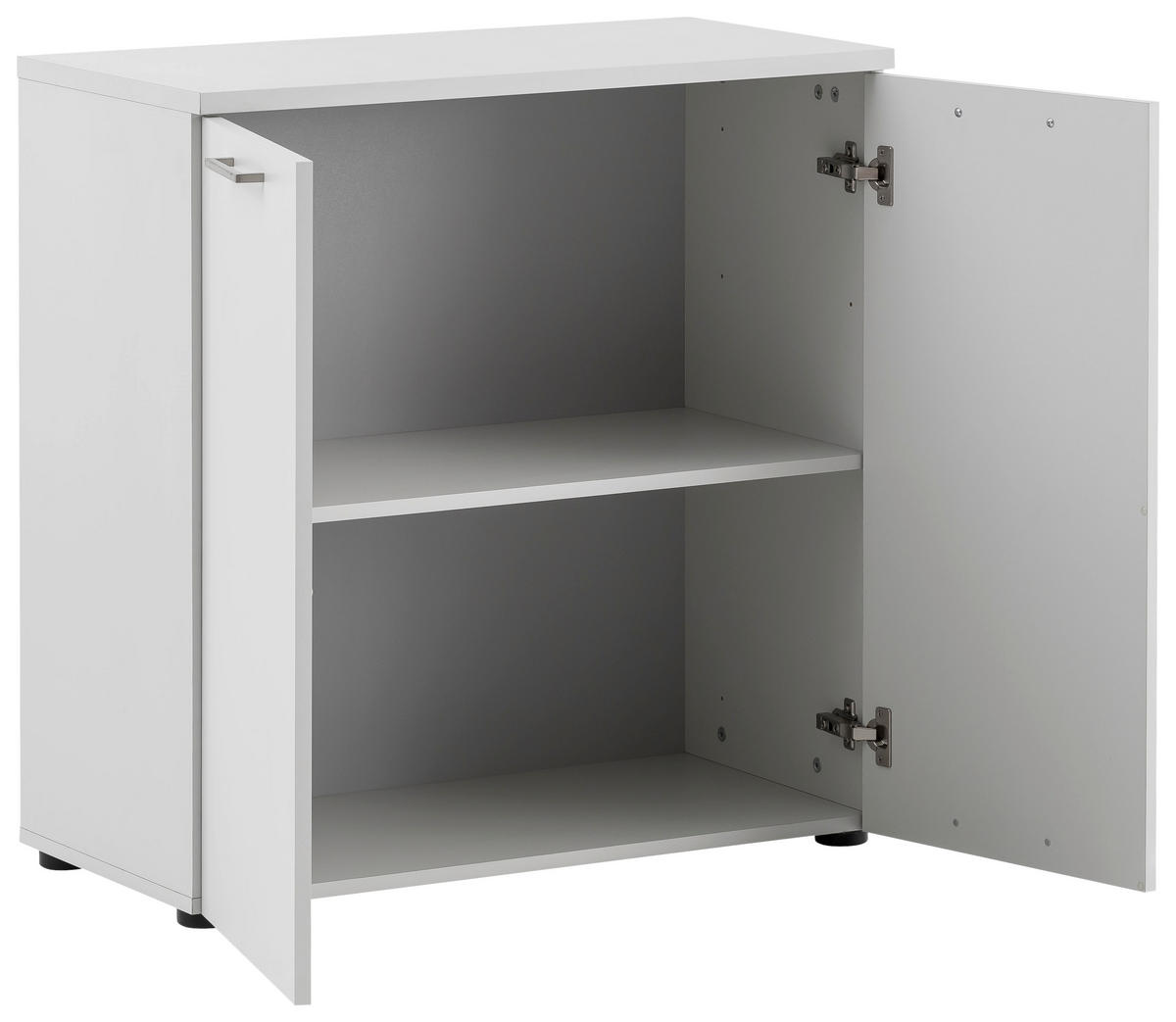 AKTENSCHRANK Hellgrau  - Hellgrau, KONVENTIONELL, Holzwerkstoff (80,2/84,2/41cm) - MID.YOU