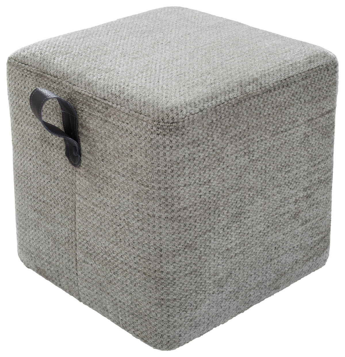 HOCKER Textil Grau  - Grau, Design, Textil (41/40/41cm) - Lomoco