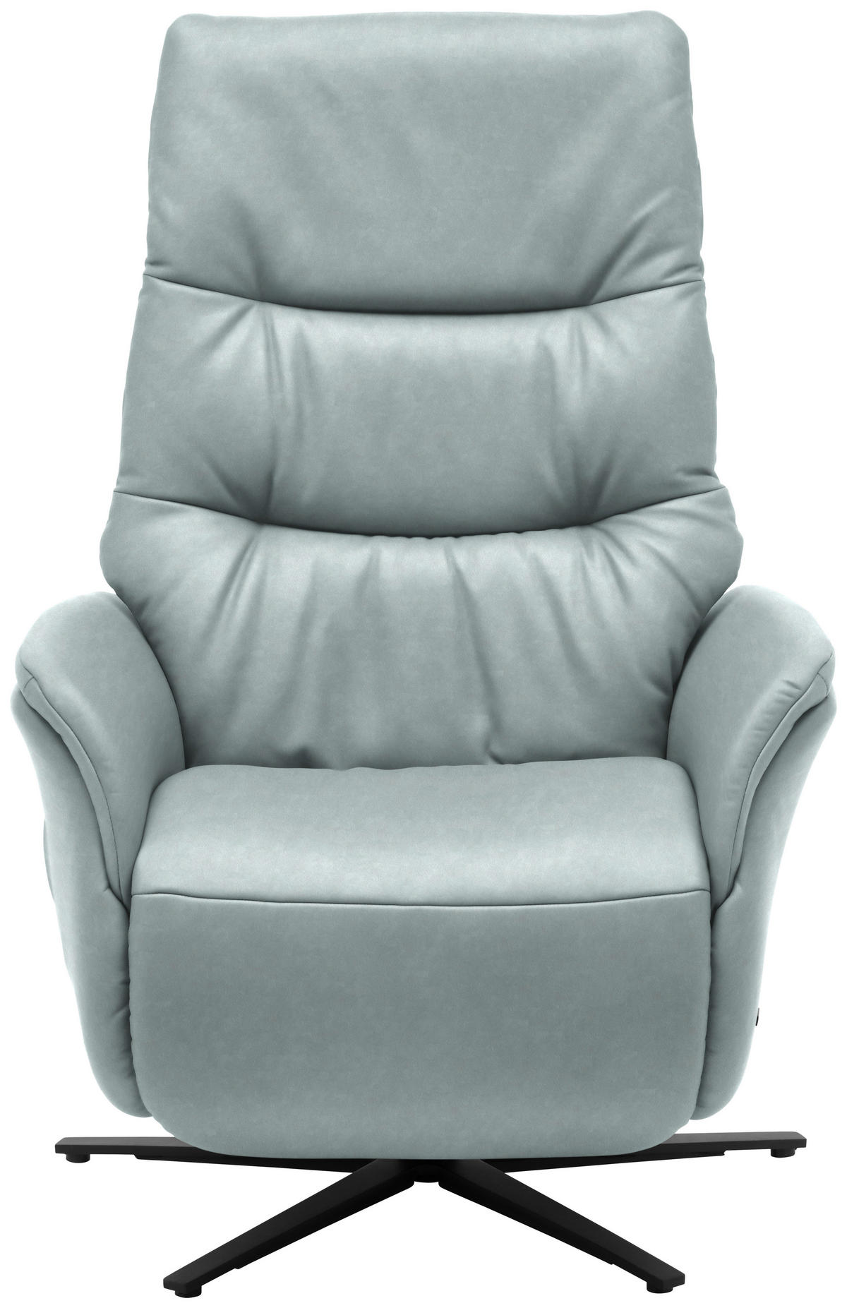 MASSAGESESSEL Echtleder Jadegrün    - Jadegrün/Anthrazit, KONVENTIONELL, Leder/Metall (74/114/97cm) - Himolla