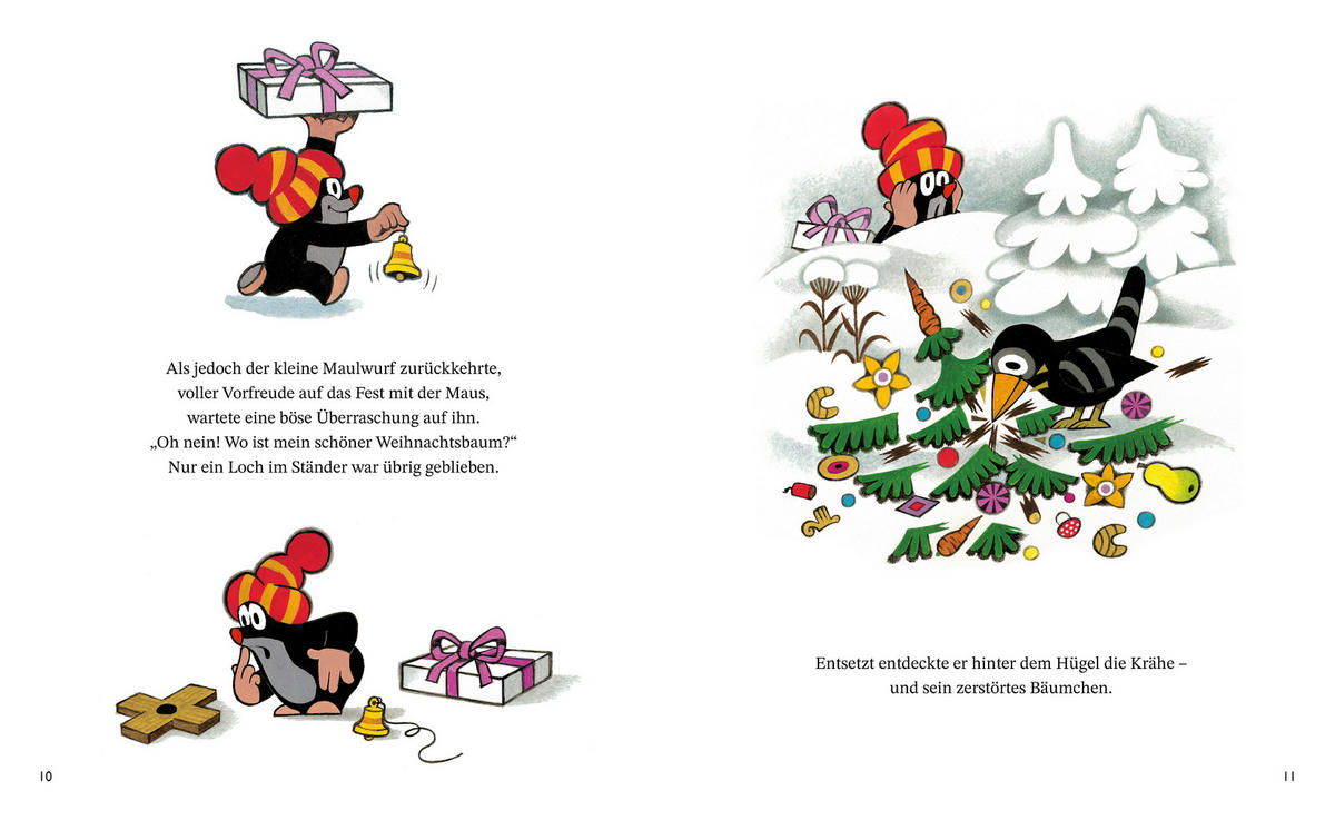 KINDERBUCH Der kleine Maulwurf feiert Weihnachten  - Multicolor, Basics, Papier (22,55/27,6/0,8cm) - Carlsen