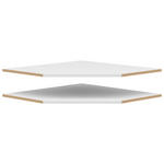 ECKBODEN 96,5/1,5/73,8 cm   - Weiß, MODERN, Holzwerkstoff (96,5/1,5/73,8cm) - Carryhome