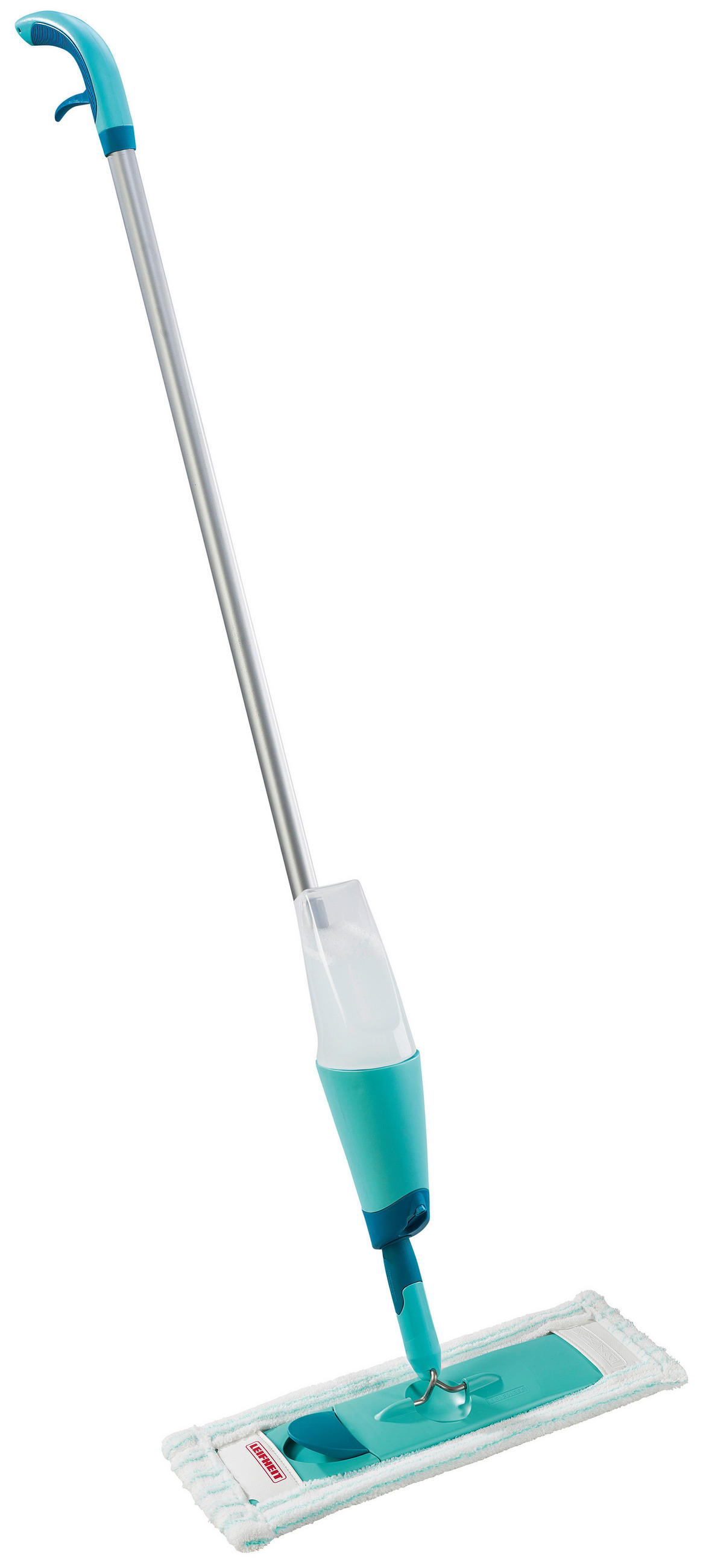 ČISTILEC TAL - turkizna, Basics, umetna masa/tekstil (46,5/11/130cm) - Leifheit