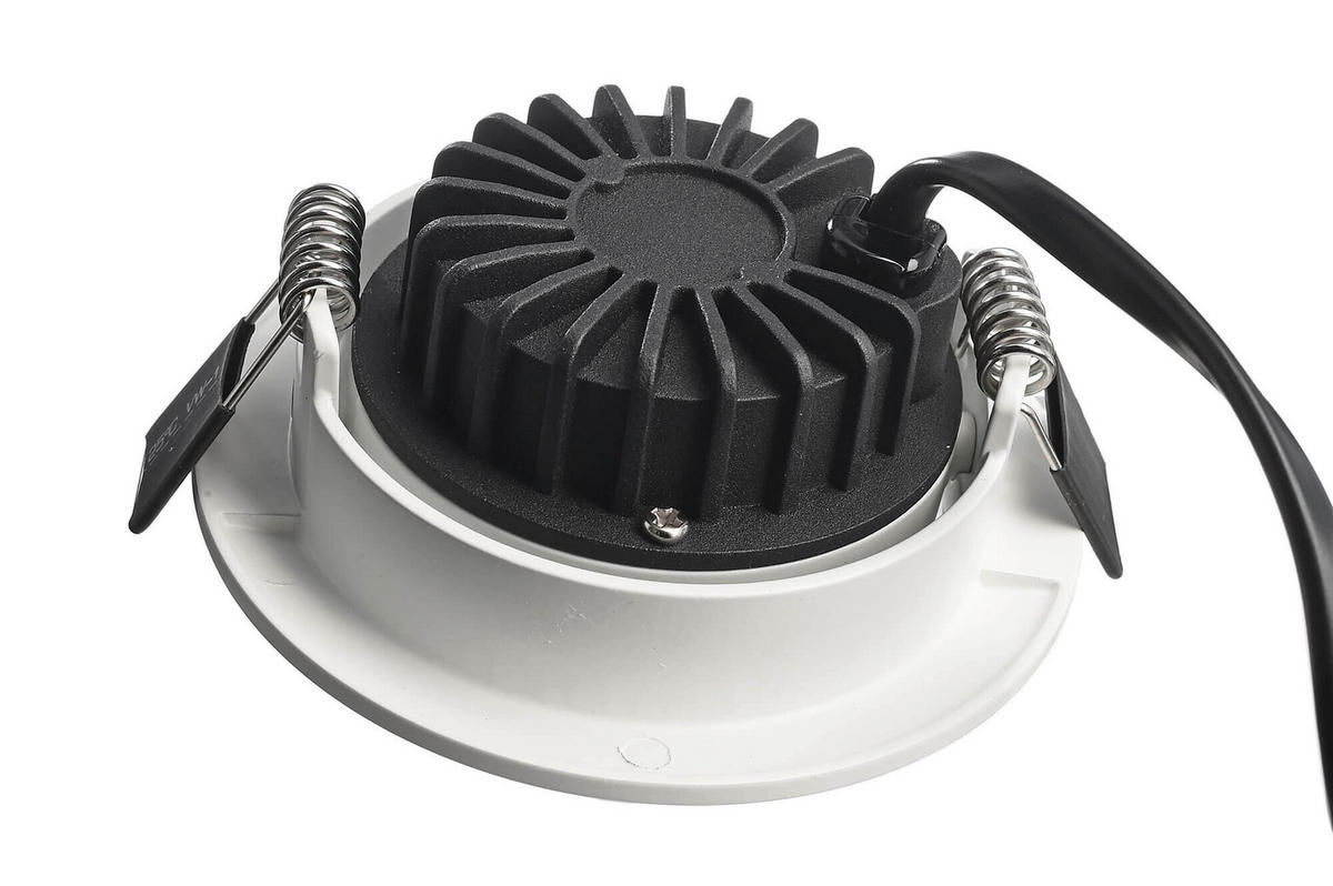LED-EINBAUSPOT - Weiss, Konventionell, Metall (8,2/8,2/4,1cm)