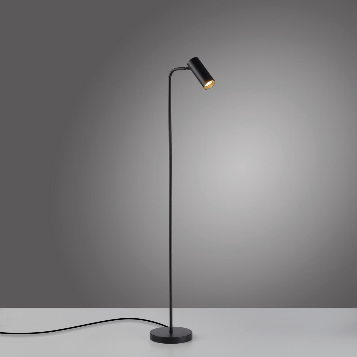 LED-STEHLEUCHTE 31/18/140 cm    - Schwarz, KONVENTIONELL, Kunststoff/Metall (31/18/140cm) - Schöner Wohnen
