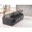 SCHLAFSOFA in Webstoff Grau  - Chromfarben/Grau, KONVENTIONELL, Metall (188/86/97cm) - Novel