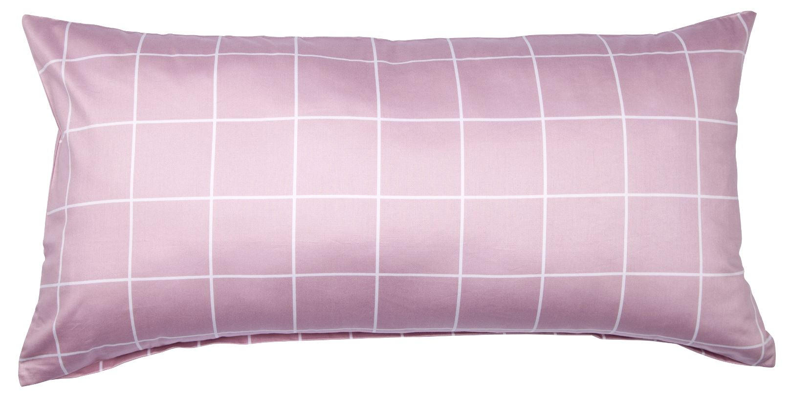 KISSENHÜLLE Giulietta 40/80 cm  - Rosa/Weiß, KONVENTIONELL, Textil (40/80cm) - Janine
