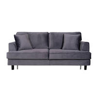 DVOSED , siva  - siva/crna, Moderno, drvo/metal (205/100/90cm) - Hom`in