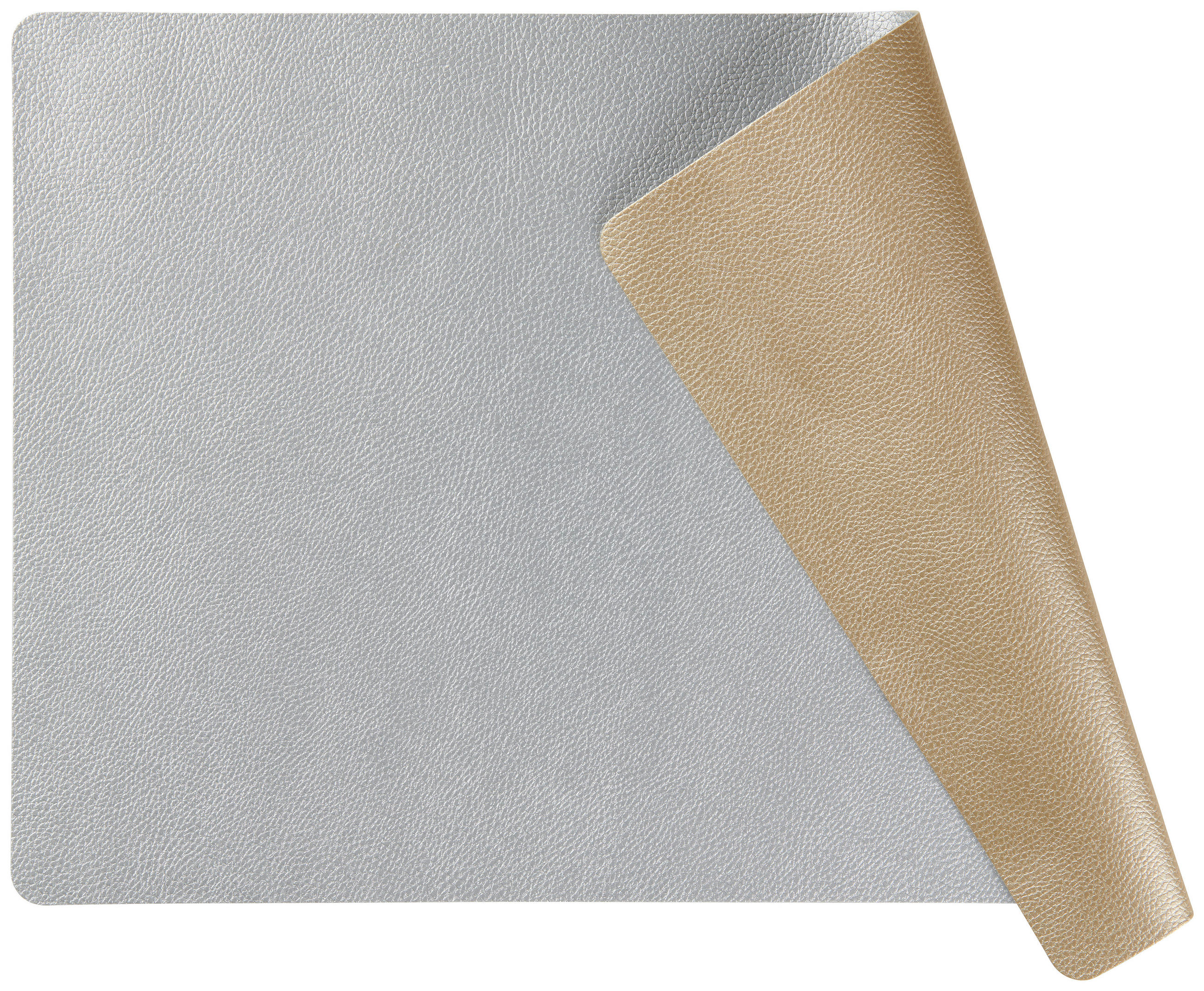 TISCHSET Kunststoff Silberfarben, Goldfarben 45/30 cm  - Silberfarben/Goldfarben, Basics, Kunststoff (45/30cm)