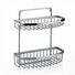 DUSCHREGAL - Silberfarben, Basics, Metall (23/10.5/25cm) - Kela DUSCHREGAL - Silberfarben, Basics, Metall (23/10.5/25cm) - Kela