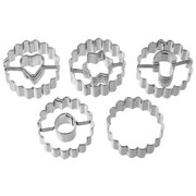 AUSSTECHFORM - Silberfarben, Basics, Metall (17/11,7/3,8cm)