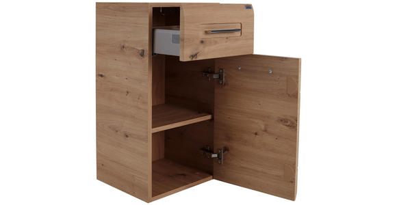 Unterschrank mit Soft-Close Avensis B: 35cm, Eiche Dekor - Eichefarben, MODERN, Holzwerkstoff (35/72/33cm) - Luca Bessoni