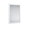 WANDSPIEGEL 48/68/2 cm    in rechteckig  - Weiß, Trend, Glas/Holzwerkstoff (48/68/2cm) - Boxxx