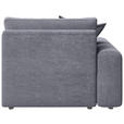 BIGSOFA Cord Dunkelgrau  - Dunkelgrau/Schwarz, MODERN, Kunststoff/Textil (117/93/190cm) - Carryhome