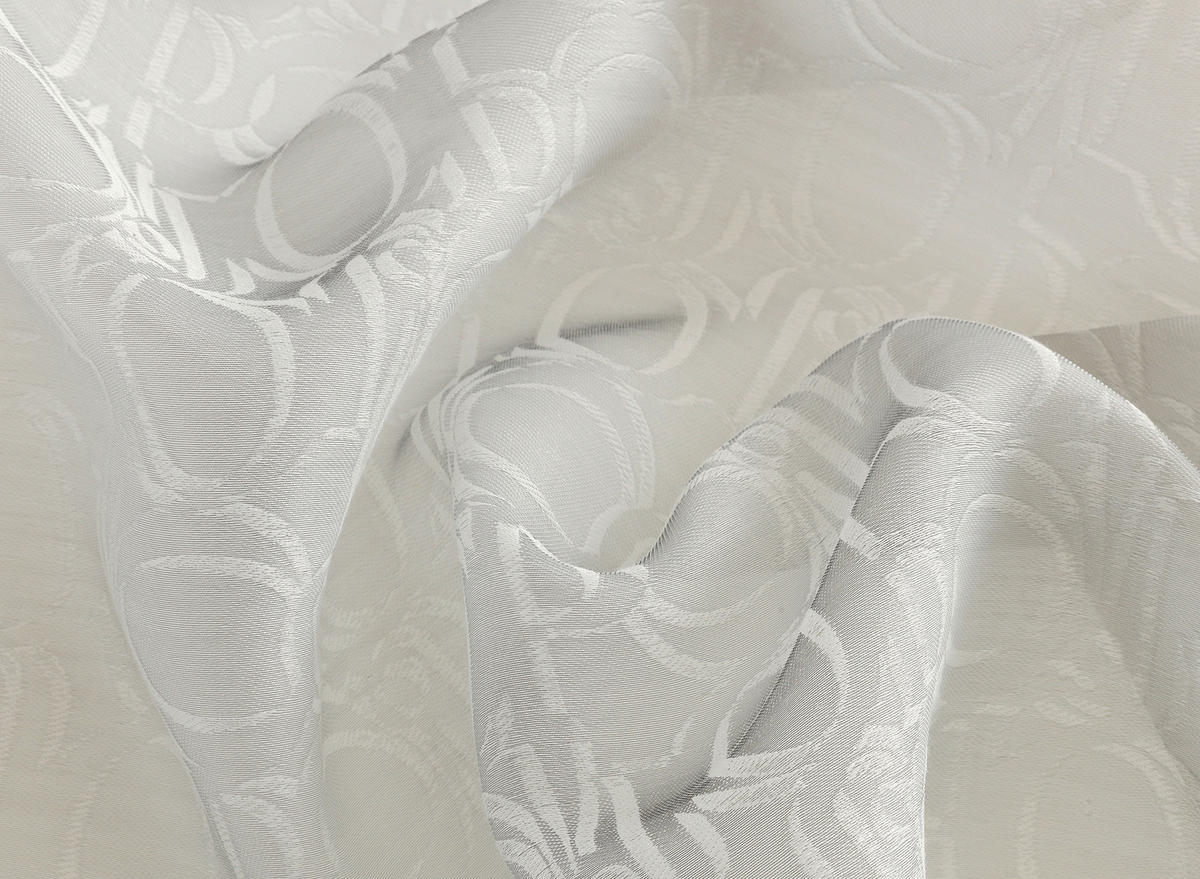 HOTOVÝ ZÁVES, priehľadné, 130/250 cm - svetlosivá, Basics, textil (130/250cm) - Joop!