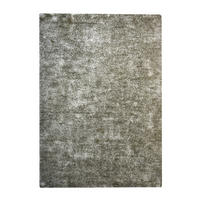 WEBTEPPICH Wohnzimmer 80/150 cm Silberfarben, Olivgrün rechteckig  - Silberfarben/Olivgrün, Basics, Textil (80/150cm) - Novel
