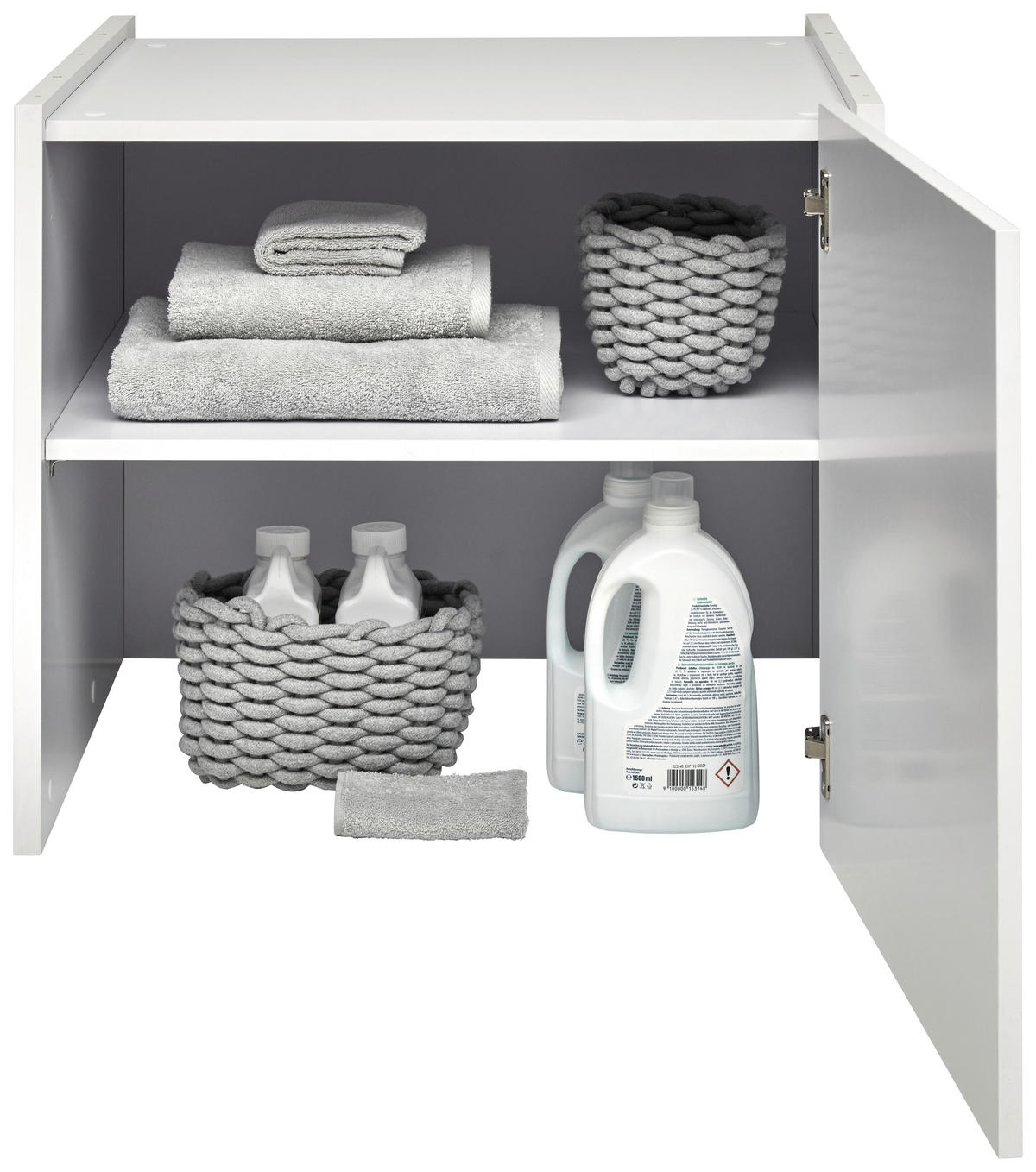 ÖVERSKÅP 67,5/58,2/67,5 cm   - vit, Basics, trämaterial (67,5/58,2/67,5cm) - Best Price