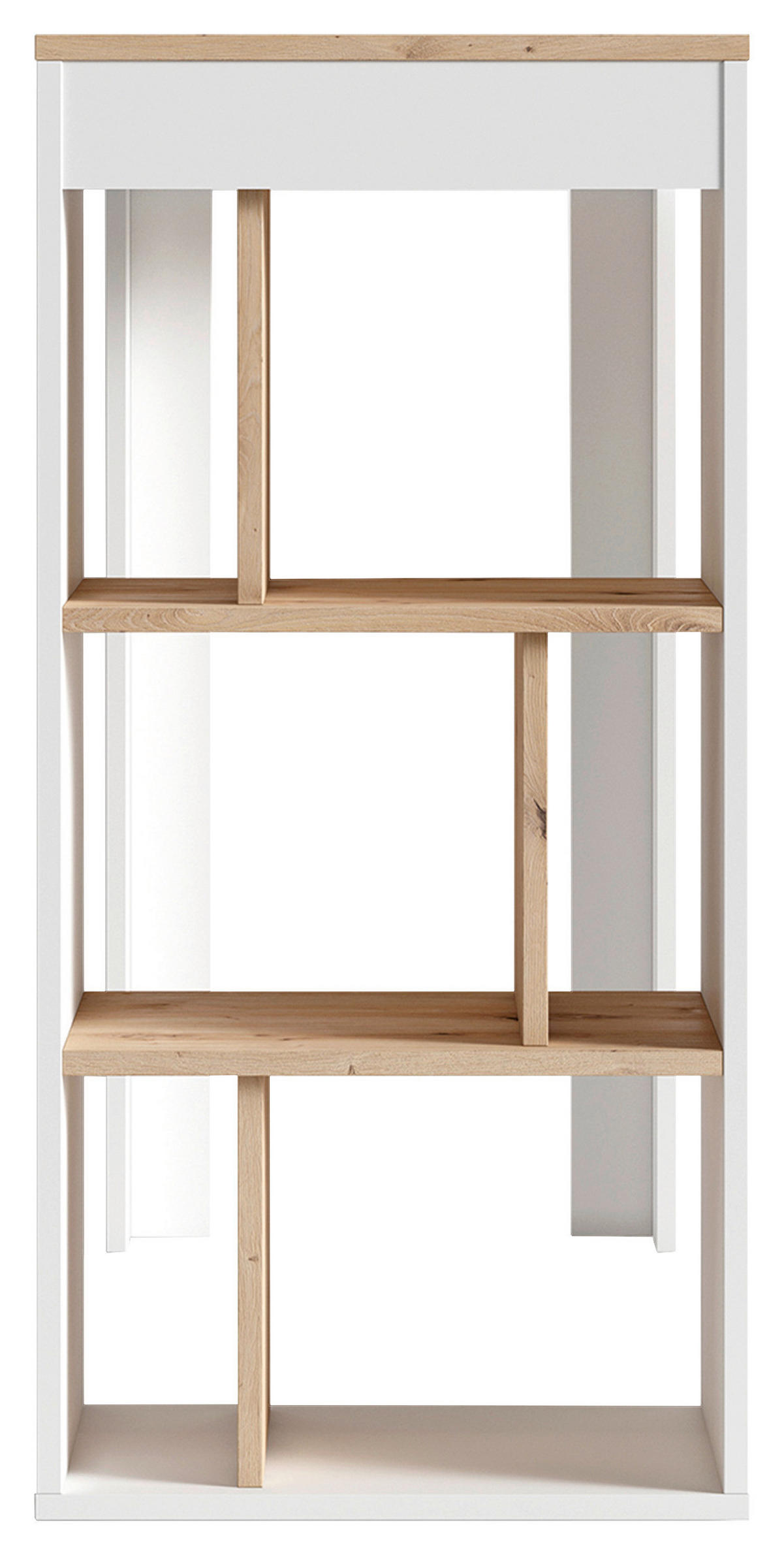 BARTISCH in Holzwerkstoff 110/50/104 cm   - Weiß/Eiche Artisan, MODERN, Holzwerkstoff (110/50/104cm) - MID.YOU