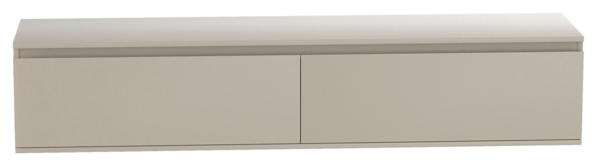 LOWBOARD  in 180/30/33 cm  - Greige, Design, Holzwerkstoff (180/30/33cm) - Boxxx