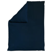 BETTDECKENBEZUG Woven Satin Fade Makosatin 135-140/200 cm  - Schwarz/Dunkelblau, Basics, Textil (135-140/200cm) - Schlafgut