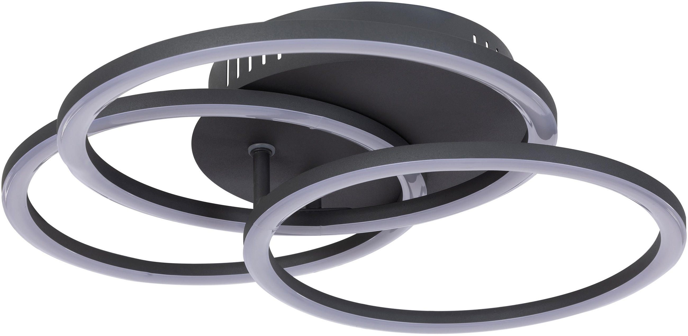 LED-DECKENLEUCHTE 40/36/10 cm   - Anthrazit, Trend, Metall (40/36/10cm) - Novel
