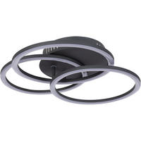 LED-DECKENLEUCHTE 27 W    40/36/10 cm  - Anthrazit, Trend, Metall (40/36/10cm) - Novel