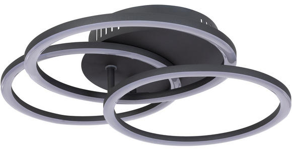 LED-DECKENLEUCHTE 40/36/10 cm - Anthrazit, Trend, Metall (40/36/10cm) - Novel