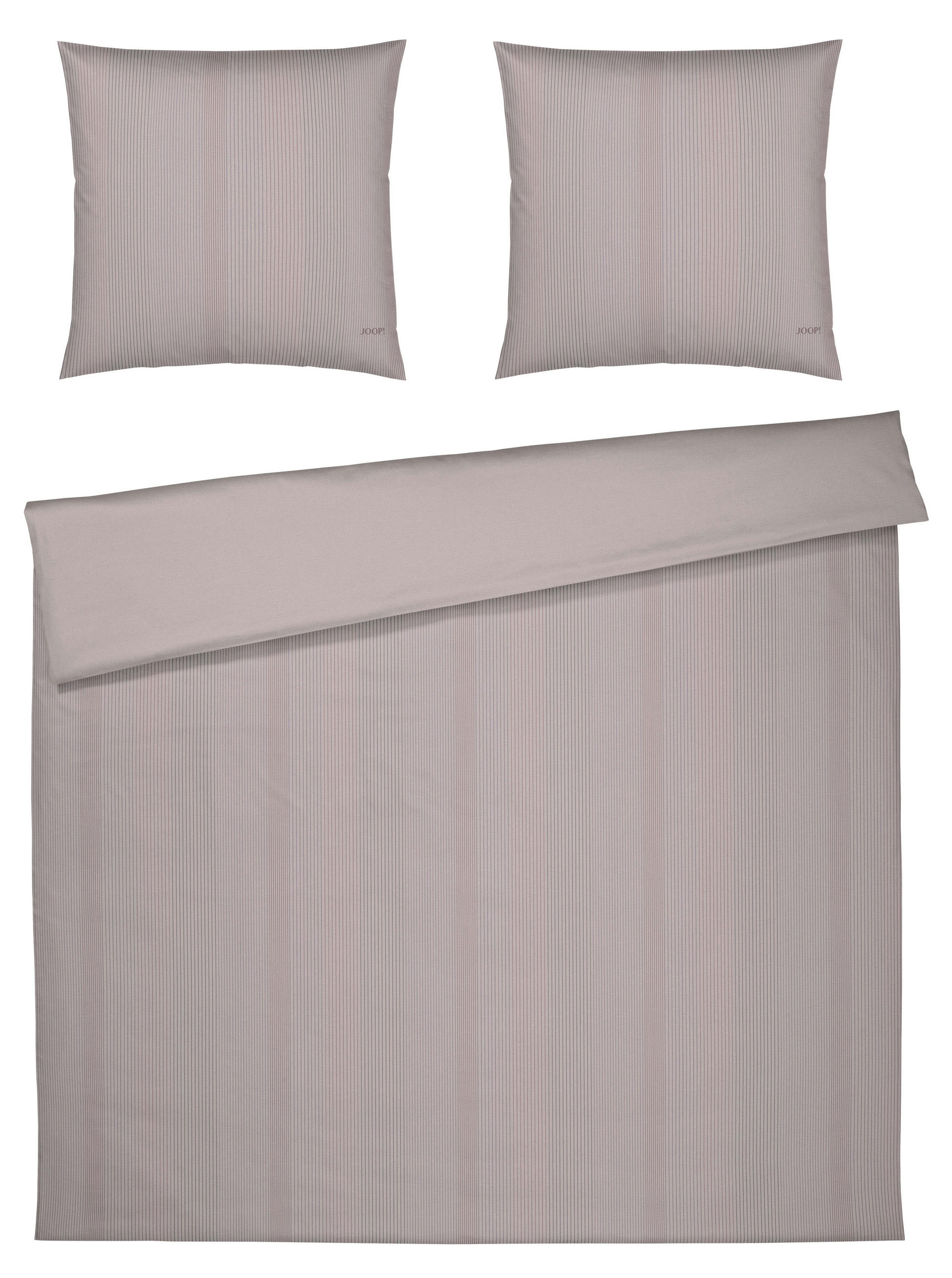 BETTWÄSCHE GROOVE Makosatin 200/200 cm  - Rosa, Basics, Naturmaterialien/Textil (200/200cm) - Joop!