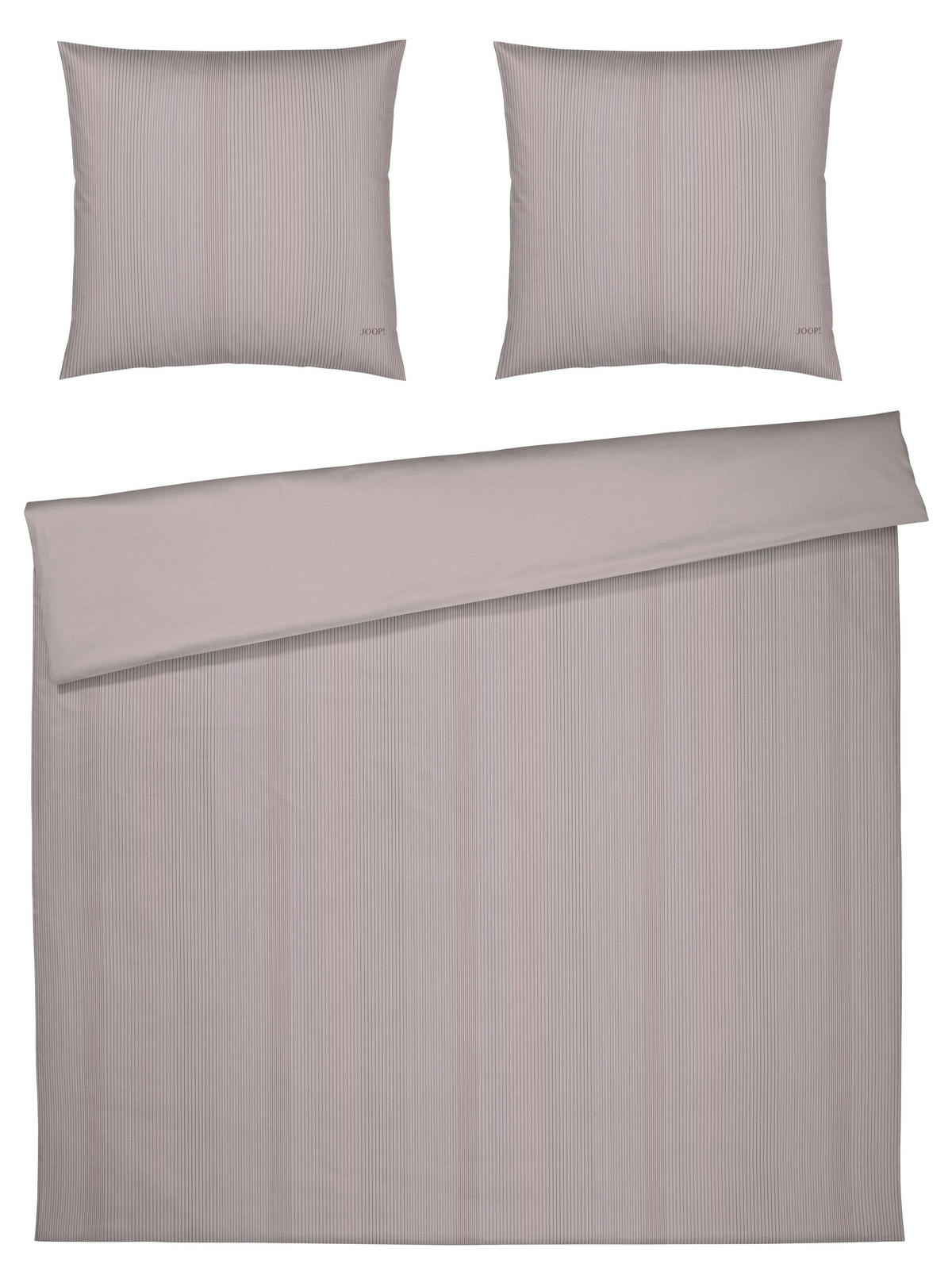 BETTWÄSCHE GROOVE Makosatin 200/200 cm  - Rosa, Basics, Naturmaterialien/Textil (200/200cm) - Joop!