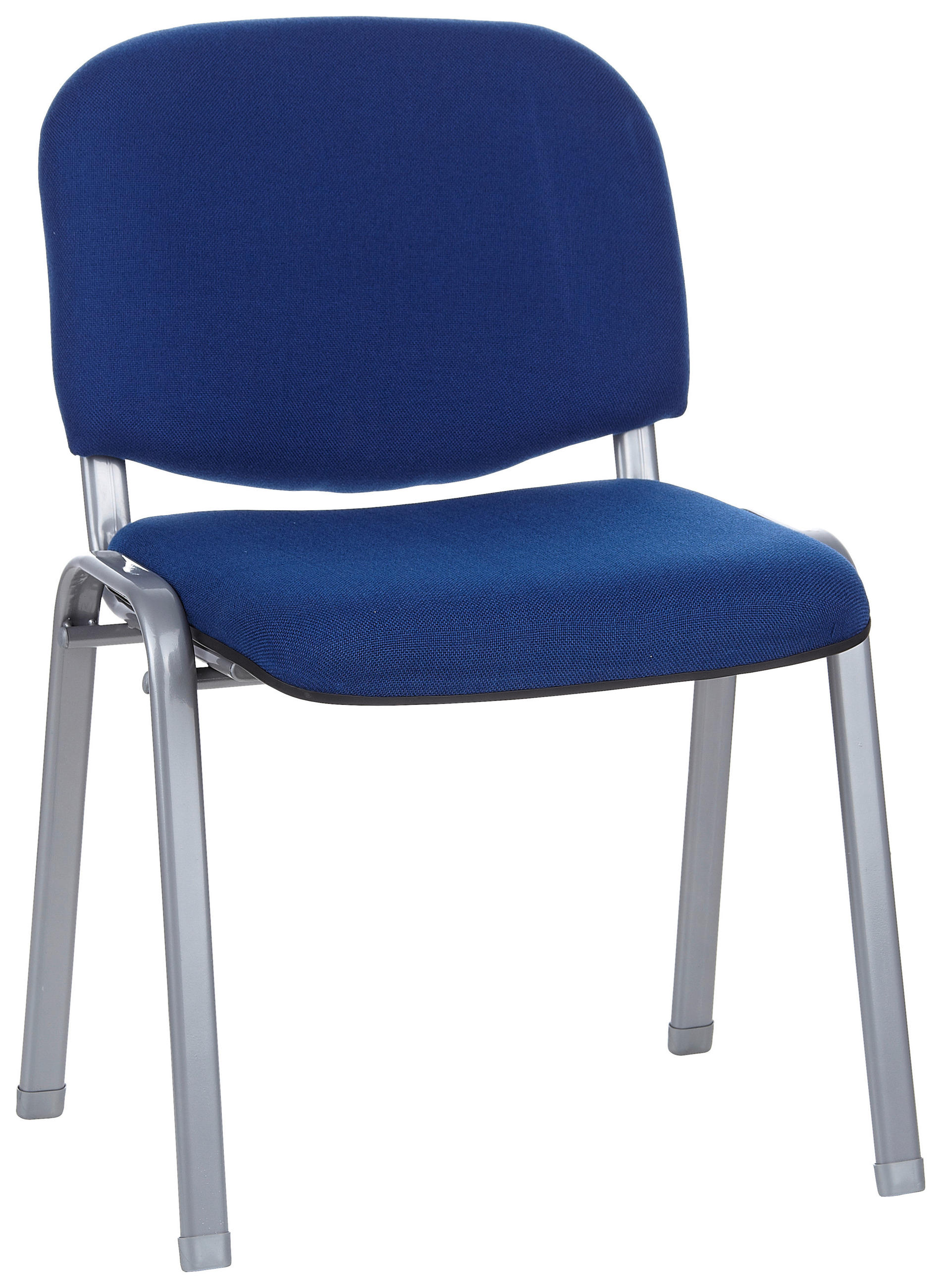 BESÖKSSTOL  i flatväv blå  - silver/blå, Basics, metall/textil (58/84/48cm) - MID.YOU