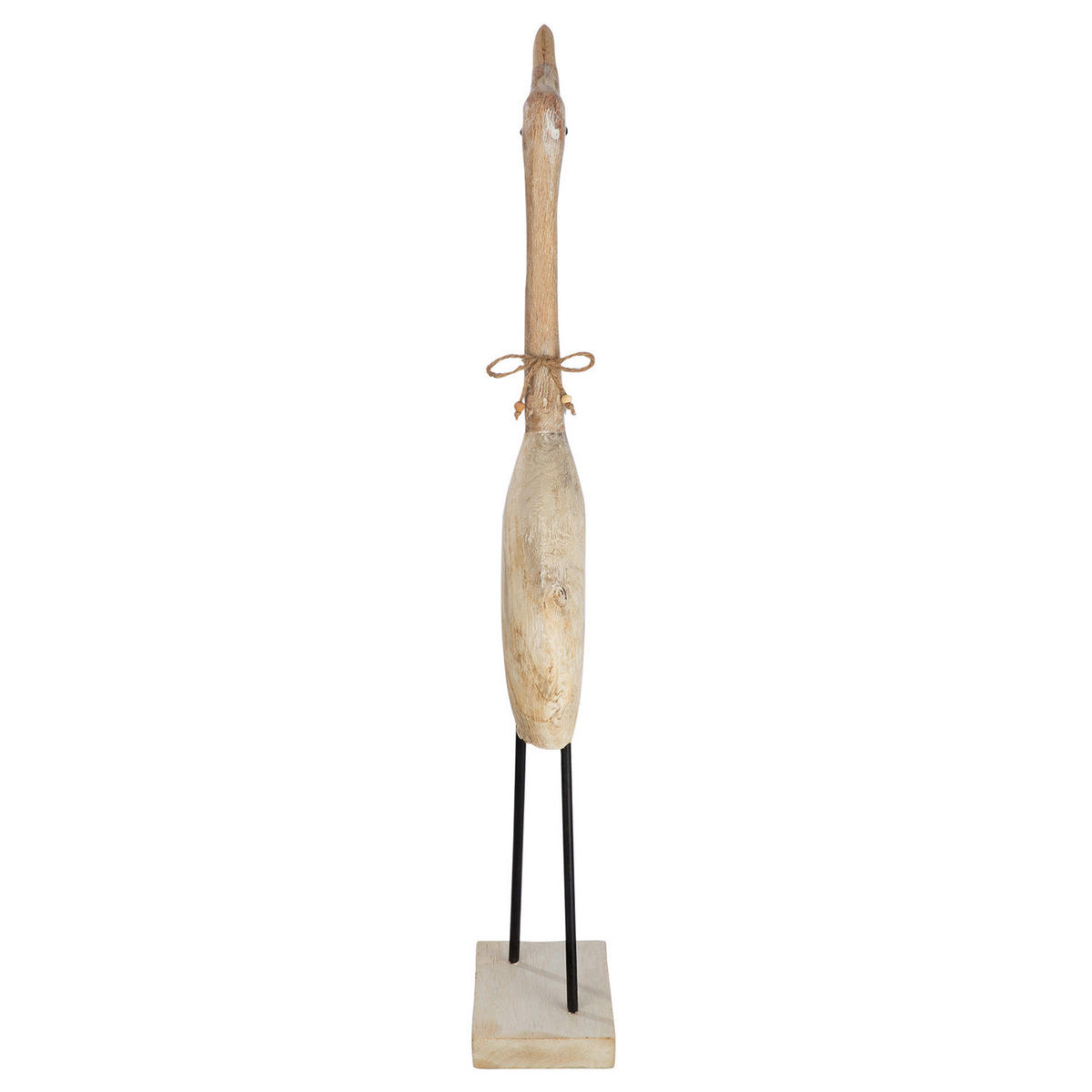 DEKOVOGEL - Beigebraun, Basics, Holz/Metall (27/93/13cm)