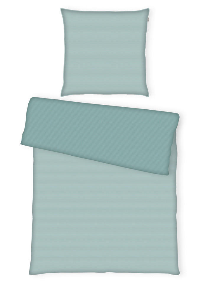 WENDEBETTWÄSCHE Perkal 135/200 cm  - Hellgrün, Basics, Textil (135/200cm) - Tom Tailor