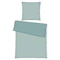 WENDEBETTWÄSCHE Satin 155/220 cm  - Hellgrün, Basics, Textil (155/220cm) - Tom Tailor