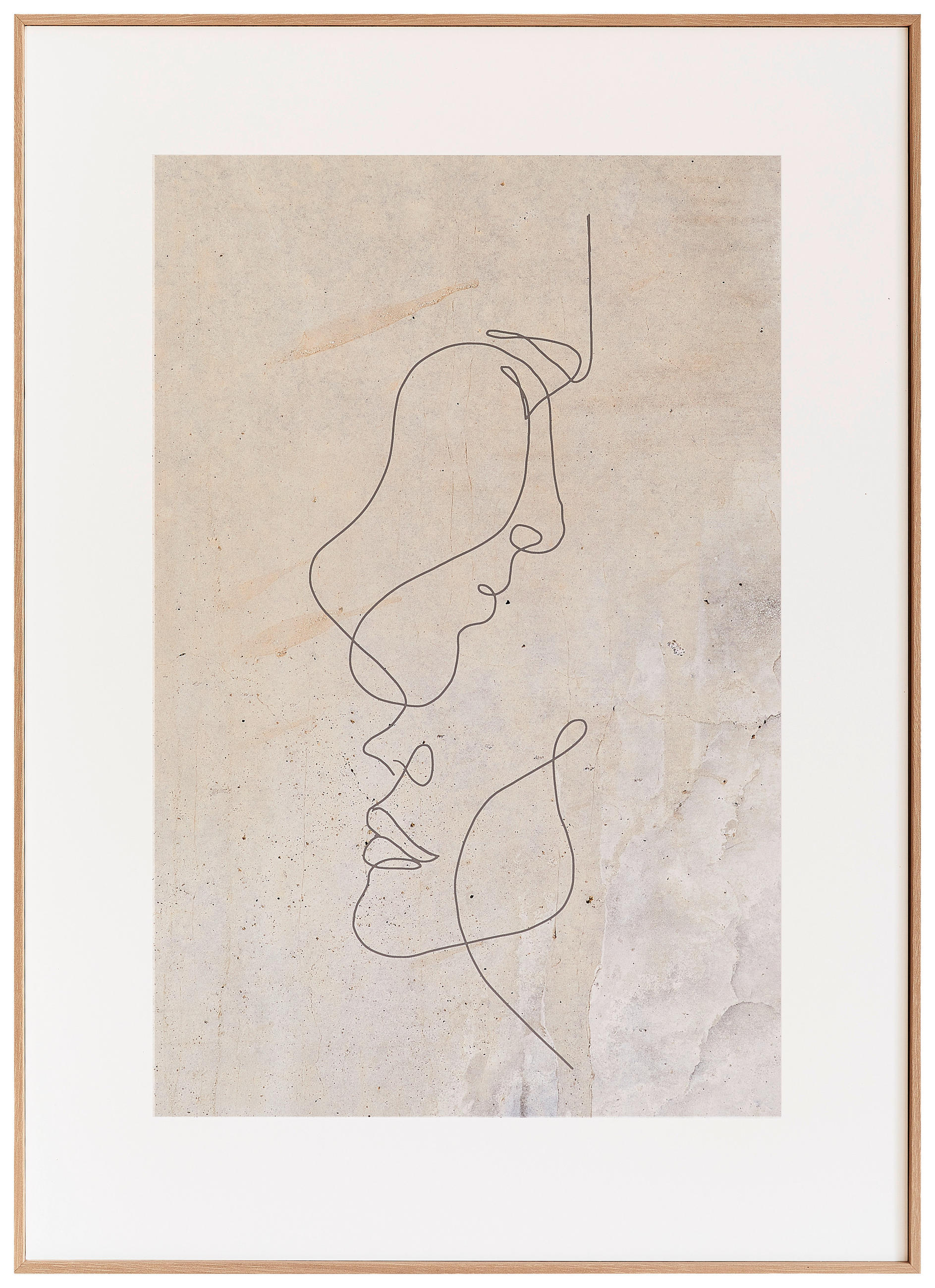 Monee Kunstdruck Mehrfarbig 50x70 cm