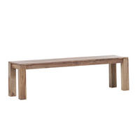 SITZBANK 160/46/40 cm Naturfarben Sheesham massiv  - Naturfarben, LIFESTYLE, Holz (160/46/40cm) - Landscape