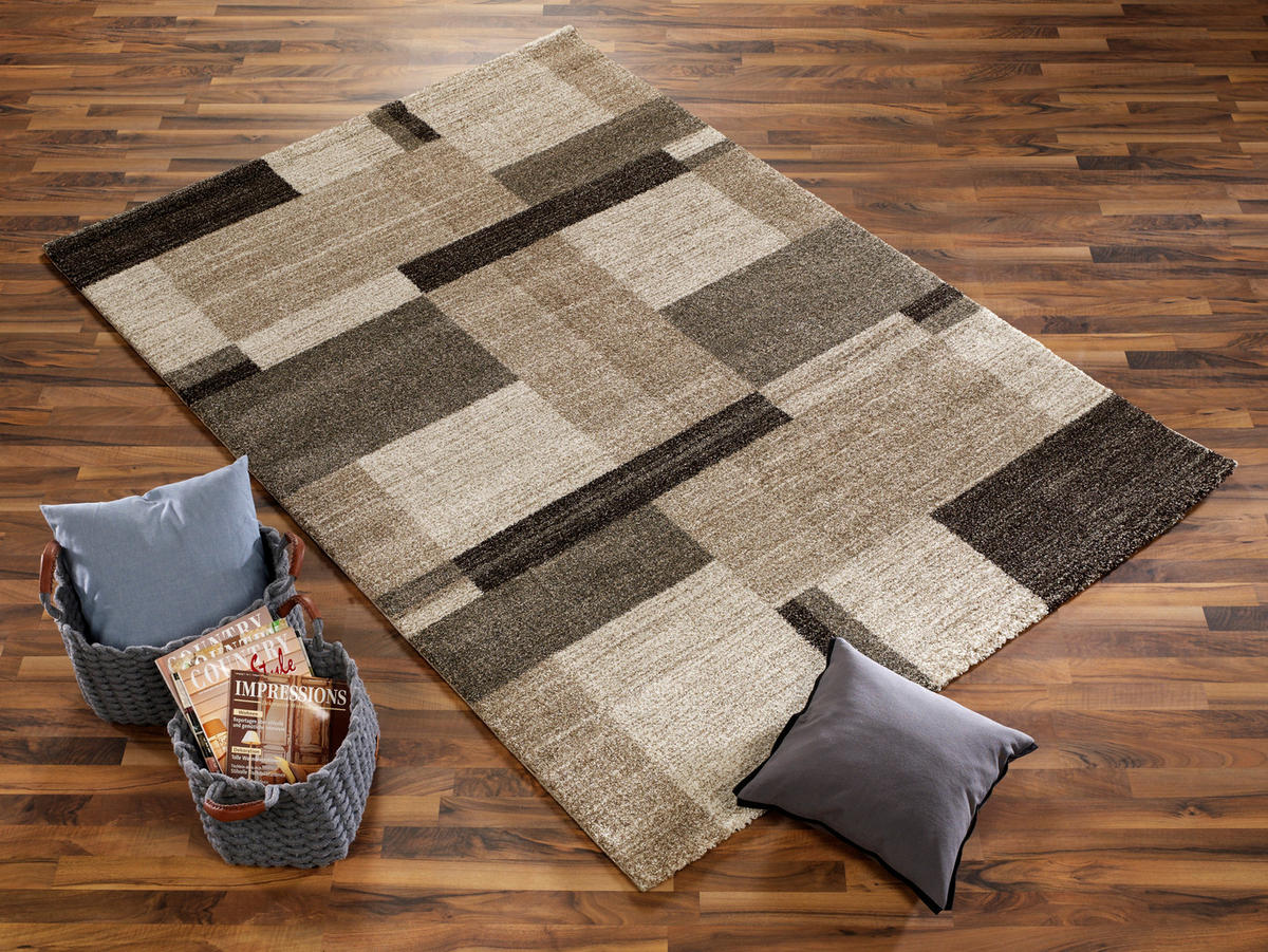 TKANÝ KOBEREC, 80/150 cm, hnědá, béžová - hnědá/béžová, Konvenční, textil (80/150cm) - Novel