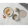 KOMBISERVICE Taupe Salerno 16-teilig 4 Personen  - Taupe, Trend, Keramik - Novel