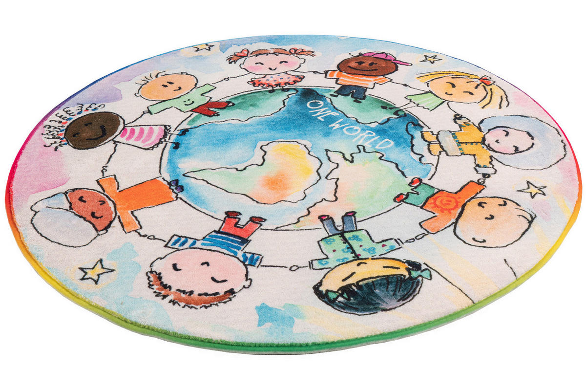 KINDERTEPPICH 120 cm  - Multicolor, Trend, Textil (120cm) - Obsession