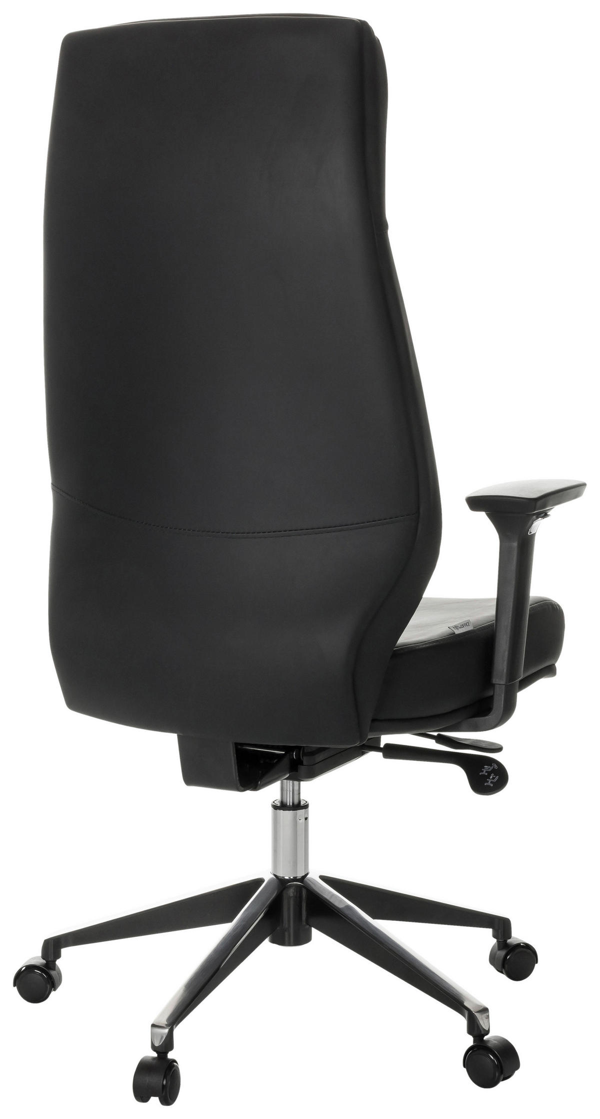 KANCELÁŘSKÉ KŘESLO, černá - černá, Basics, kov/plast (68/123-130/68cm) - MID.YOU