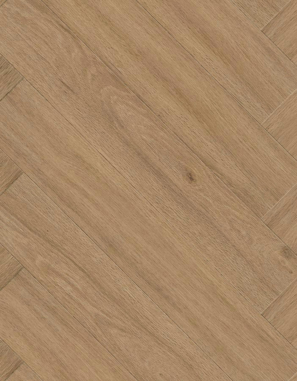 DESIGNBODEN Herringbone  per  m² - Hellbraun/Eichefarben, Basics, Kunststoff (72/12/0.8cm)