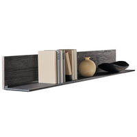 WANDBOARD  154/21/24 cm  - Anthrazit, Design, Holz (154/21/24cm) - Johann Jakob