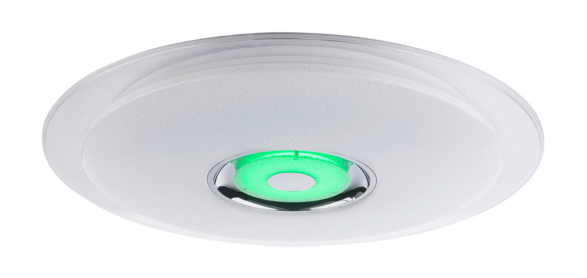 LED-DECKENLEUCHTE 60/6,1 cm   - Klar/Opal, Design, Glas/Kunststoff (60/6,1cm) - Globo