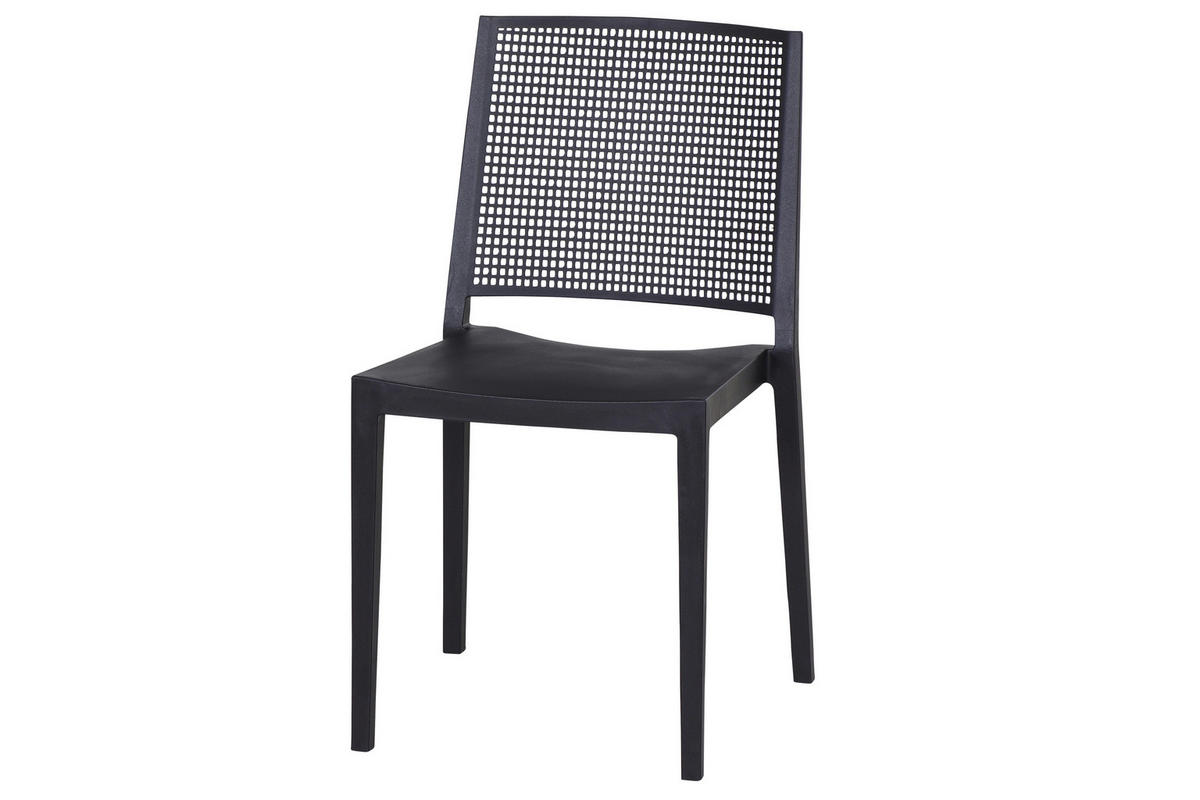 GARTENGARNITUR 3-teilig  - Anthrazit, Basics, Holzwerkstoff/Kunststoff (80/80/80cm) - Siena Garden