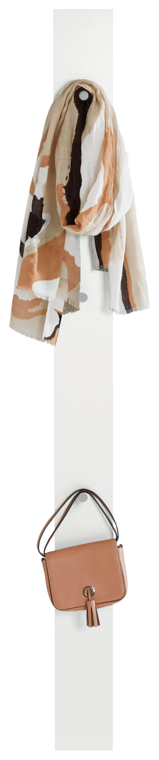 GARDEROBE 4-teilig  in 160/20/31 cm  - Weiss/Eichefarben, Design, Holz (160/20/31cm) - Dieter Knoll