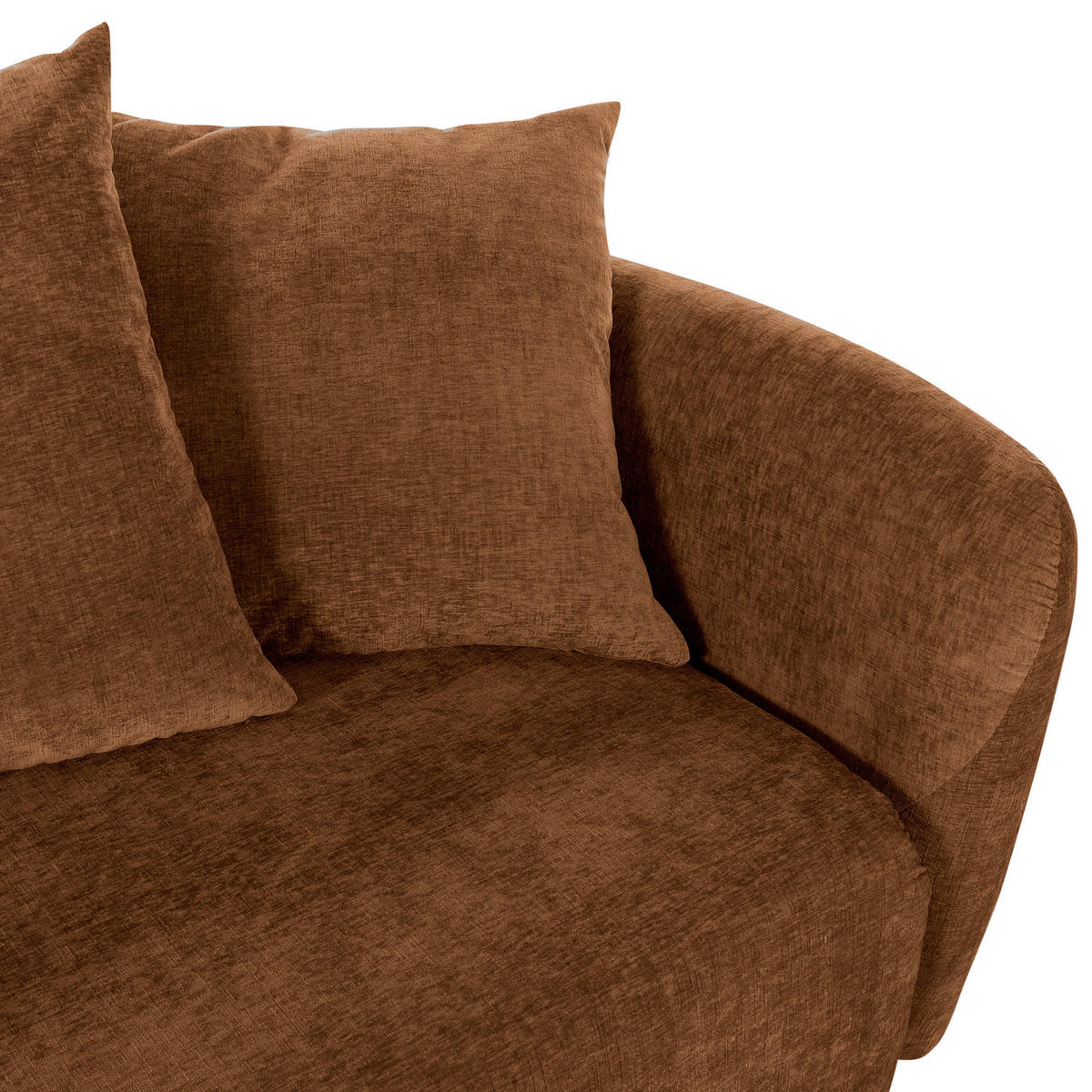 SCHLAFSOFA in Flachgewebe Rostfarben  - Rostfarben/Schwarz, KONVENTIONELL, Kunststoff/Textil (250/74/108cm) - Carryhome