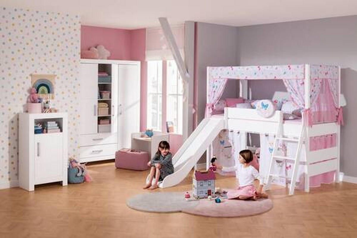 SPIELBETT 90/200 cm  - Weiss, Konventionell, Holzwerkstoff (90/200cm) - Paidi