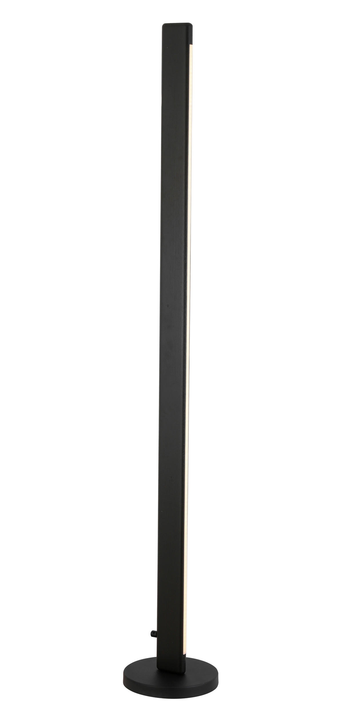STOJACÍ LED SVÍTIDLO, 25/151 cm  - černá, Trend, kov/dřevo (25/151cm) - Novel