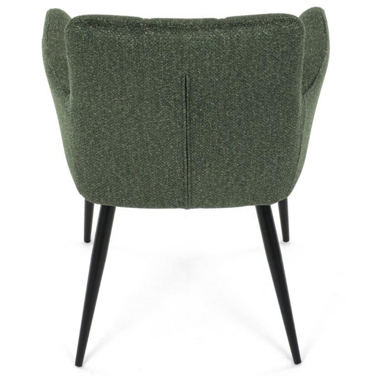 ŽIDLE, tmavě zelená - černá/tmavě zelená, Moderní, kov/textil (60/86/62cm) - Carryhome