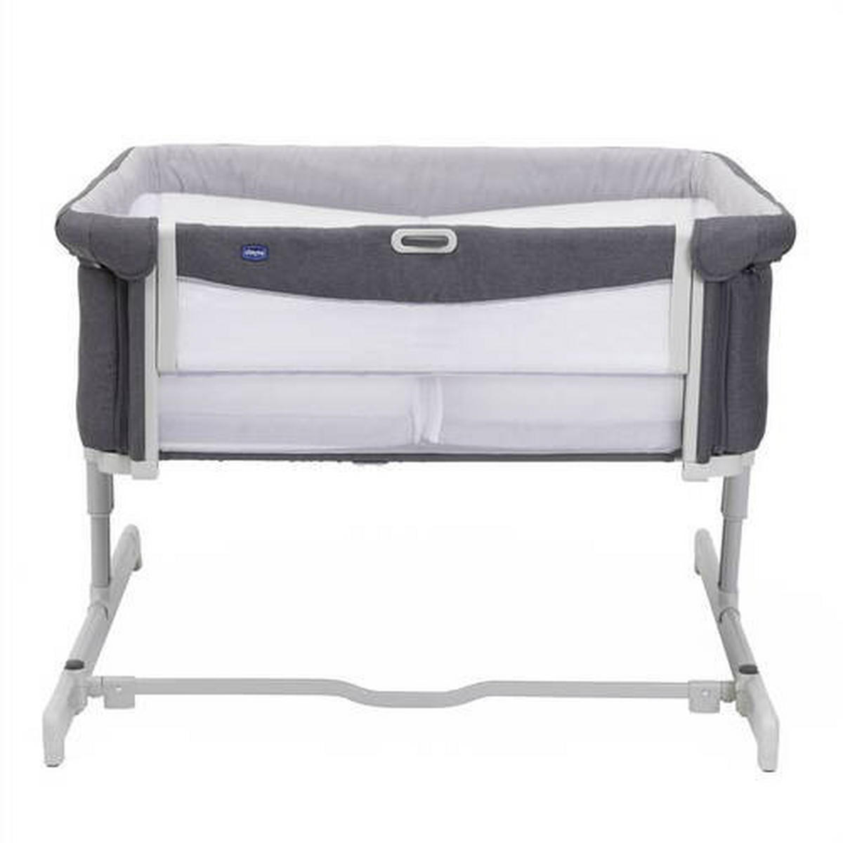BEISTELLBETT NEXT2ME TWINS   - Grau, Basics, Textil/Metall (98/98/62/77cm) - Chicco